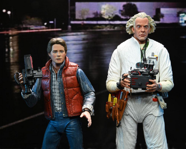 Ultimate Doc Brown (1985) Action Figure, Back to the Future, 18 cm