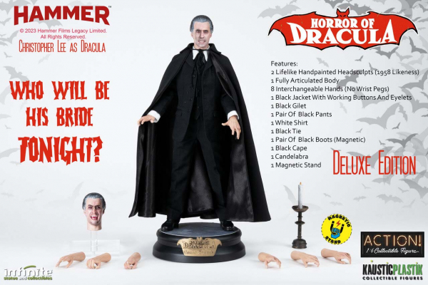 Dracula (1958) Actionfigur 1:6 Deluxe, 30 cm