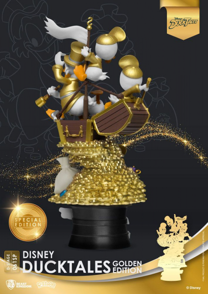 DuckTales Vinyl Diorama D-Stage Golden Edition Exclusive, 15 cm