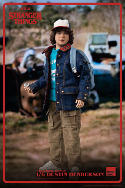 Dustin Henderson Actionfigur 1:6, Stranger Things, 23 cm