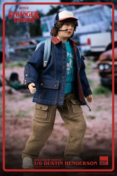 Dustin Henderson Actionfigur 1:6, Stranger Things, 23 cm