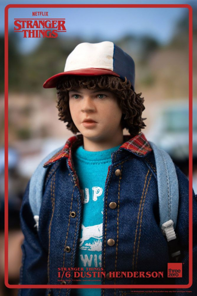 Dustin Henderson Action Figure 1/6, Stranger Things, 23 cm