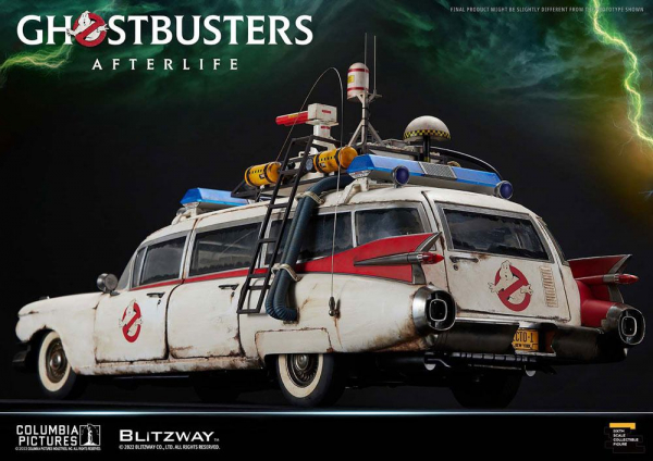 1959 Cadillac Ecto-1 Vehicle 1/6, Ghostbusters: Afterlife, 116 cm