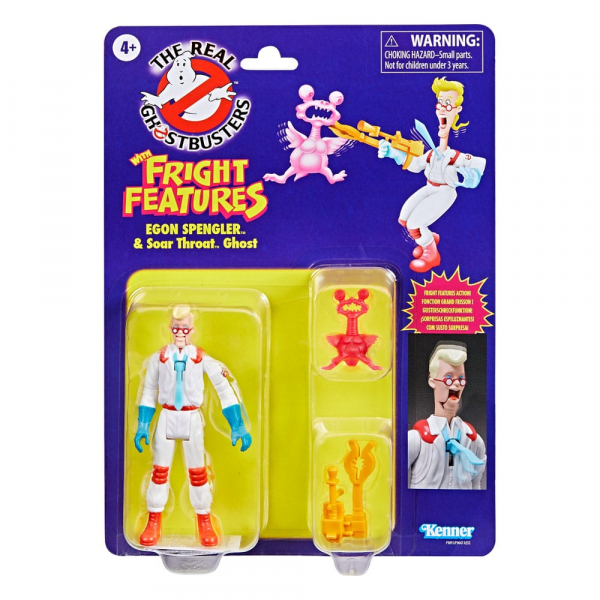 Egon Spengler & Soar Throat Ghost Action Figure Kenner Classics, The Real Ghostbusters, 13 cm