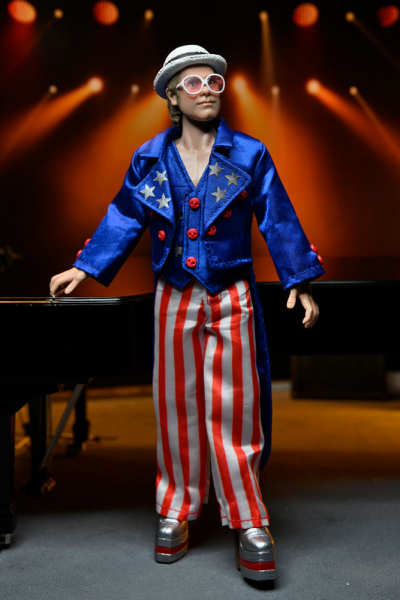 Elton John (Live 1976) Retro-Actionfigur Deluxe, 20 cm