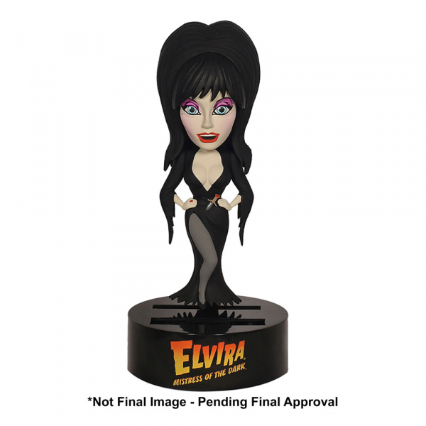 Elvira Wackelfigur Body Knocker, Elvira - Herrscherin der Dunkelheit, 17 cm