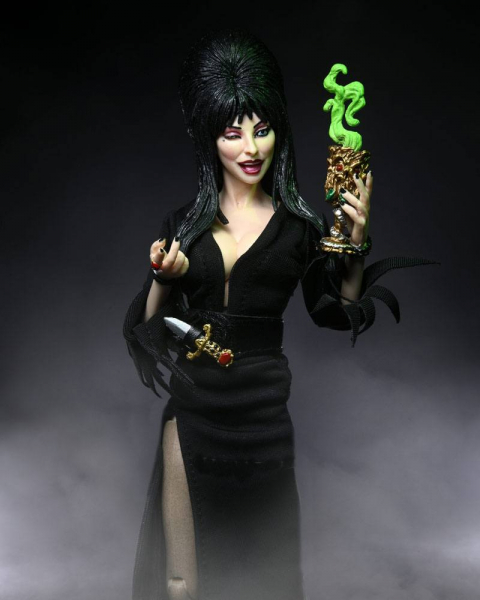 Elvira Retro-Actionfigur, Elvira - Herrscherin der Dunkelheit, 20 cm