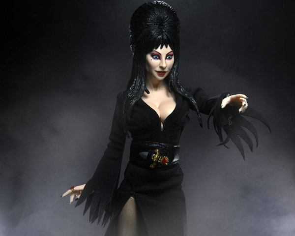 Elvira Retro-Actionfigur, Elvira - Herrscherin der Dunkelheit, 20 cm