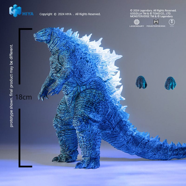 Energized Godzilla Action Figure Exquisite Basic, Godzilla x Kong: The New Empire, 18 cm