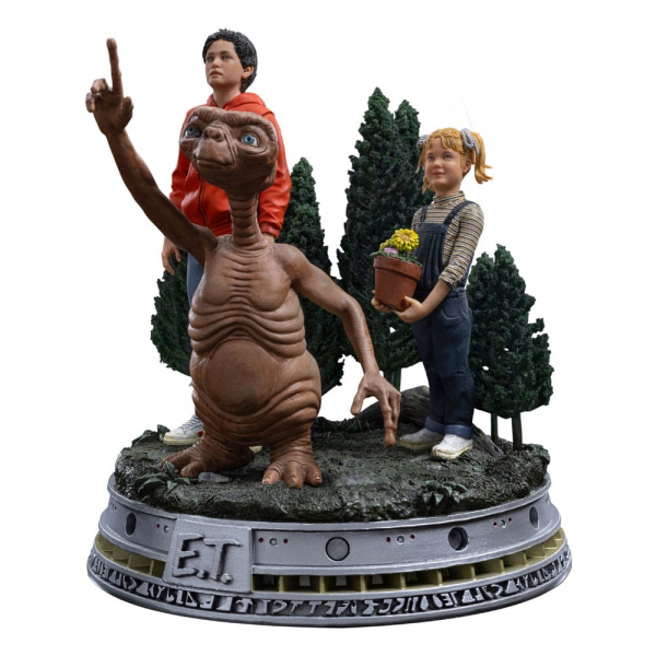 E.T., Elliott & Gertie Statue 1:10 Art Scale Deluxe, E.T. - Der Außerirdische, 20 cm