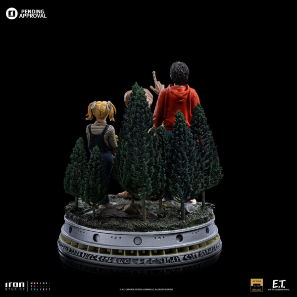 E.T., Elliott & Gertie Statue 1:10 Art Scale Deluxe, E.T. - Der Außerirdische, 20 cm