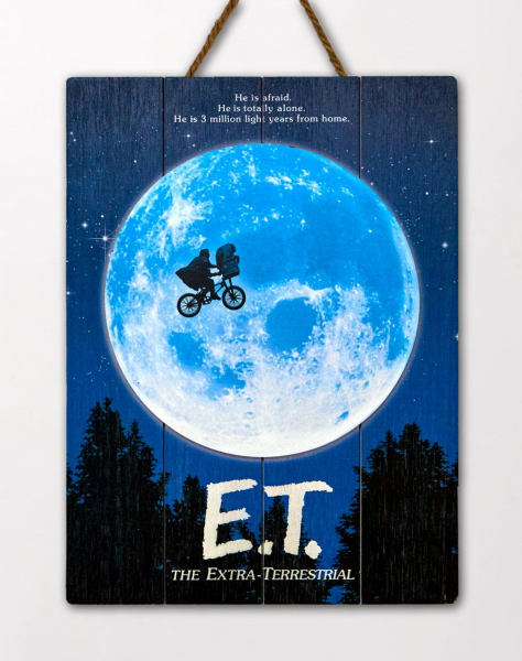 E.T. Wooden Poster