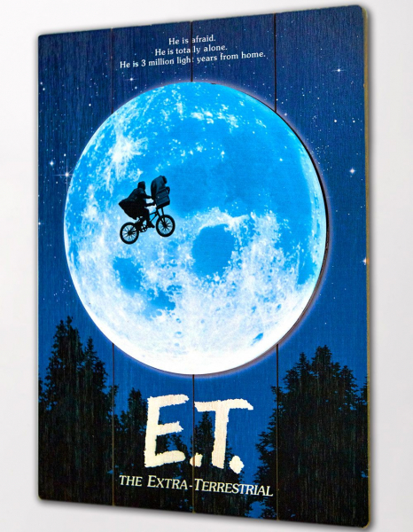 E.T. Wooden Poster