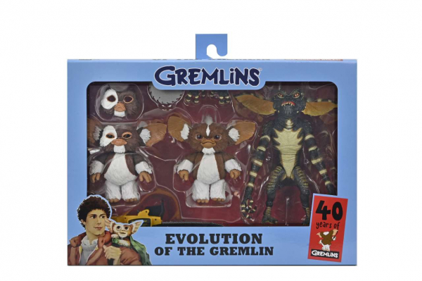 Evolution of a Gremlin Action Figure Box Set 40th Anniversary, Gremlins, 18 cm