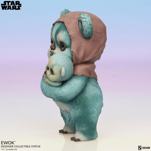 Ewok Designer-Statue by Mab Graves, Star Wars, 18 cm