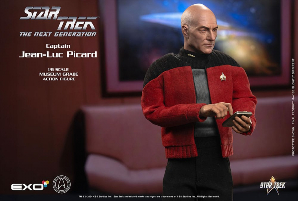 Captain Jean-Luc Picard (Standard Edition) Action Figure 1/6, Star Trek: The Next Generation, 30 cm