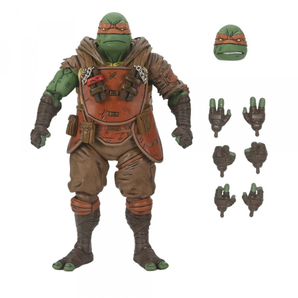 Ultimate Flashback Michelangelo Action Figure, Teenage Mutant Ninja Turtles: The Last Ronin, 18 cm