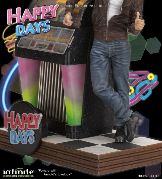 Fonzie Statue 1/6 Old & Rare, Happy Days, 34 cm