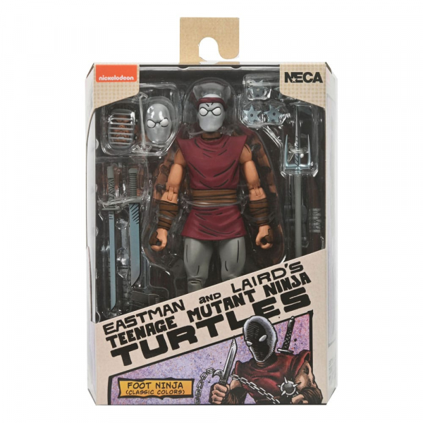 Foot Ninja (Classic Colors) (Mirage Comics) Actionfigur, Teenage Mutant Ninja Turtles, 18 cm