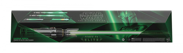 Sabine Wren Lightsaber 1/1 Replica Black Series Force FX Elite, Star Wars: Ahsoka