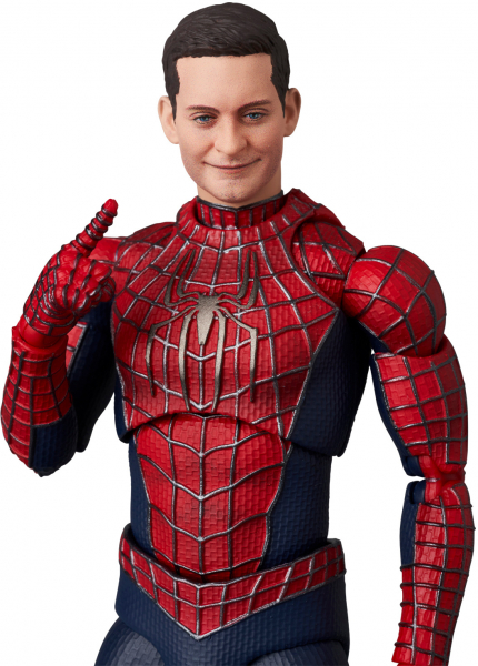 Friendly Neighborhood Spider-Man Action Figure MAFEX, Spider-Man: No Way Home, 15 cm