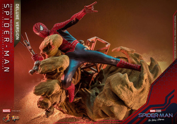 Friendly Neighborhood Spider-Man (Deluxe Version) Action Figure 1/6 Movie Masterpiece Series, Spider-Man: No Way Home, 30 cm