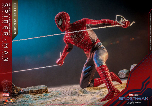 Friendly Neighborhood Spider-Man (Deluxe Version) Action Figure 1/6 Movie Masterpiece Series, Spider-Man: No Way Home, 30 cm