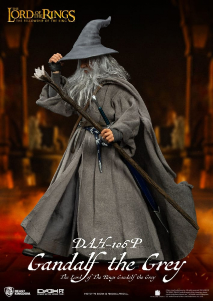 Gandalf der Graue Actionfigur 1:9 Dynamic 8ction Heroes, Der Herr der Ringe, 21 cm