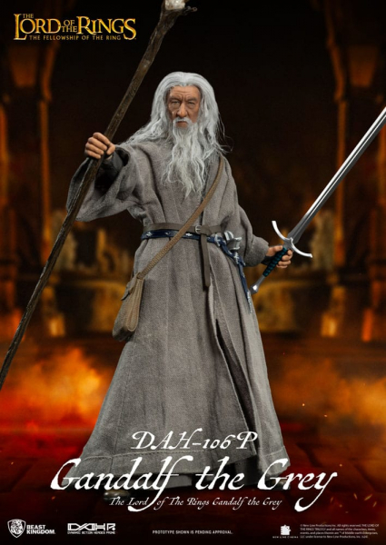 Gandalf der Graue Actionfigur 1:9 Dynamic 8ction Heroes, Der Herr der Ringe, 21 cm