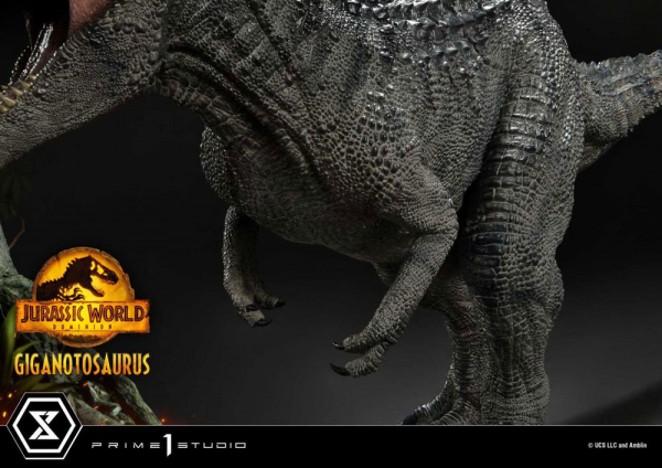 Giganotosaurus Statue 1:10 Prime Collectibles, Jurassic World: Ein neues Zeitalter, 22 cm