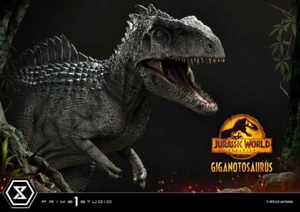 Giganotosaurus Statue 1:10 Prime Collectibles, Jurassic World: Ein neues Zeitalter, 22 cm