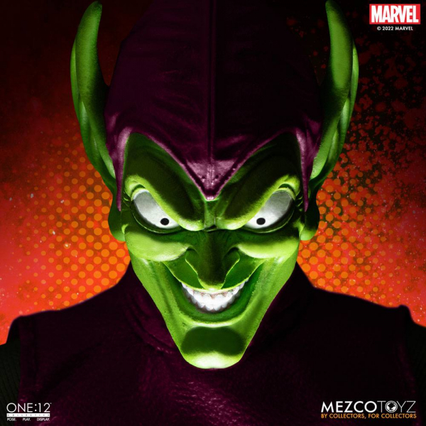 Green Goblin Actionfigur 1:12 Mezco Deluxe Edition, Marvel, 17 cm