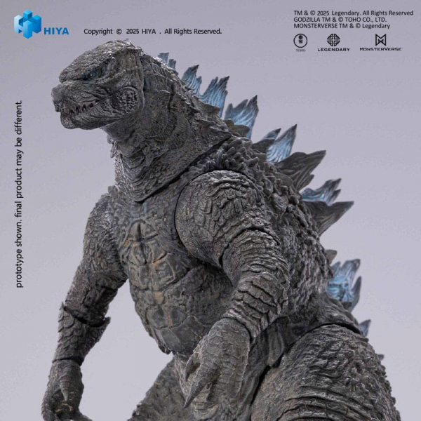 Godzilla (Translucent Ver.) Action Figure Exquisite Basic, Godzilla (2014), 16 cm