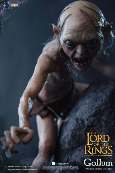 Gollum Action Figure 1/6, The Lord of the Rings, 19 cm