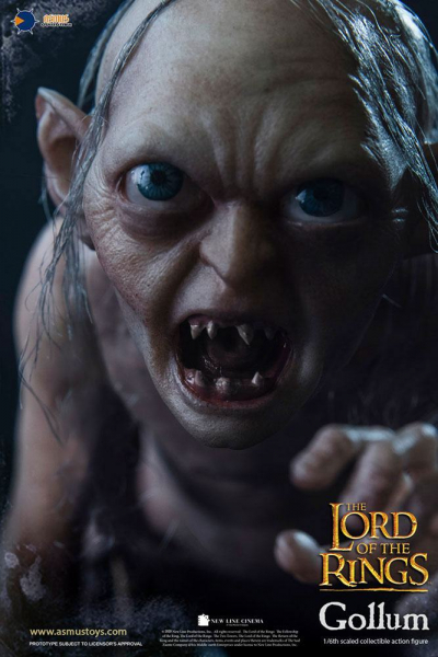 Gollum Action Figure 1/6, The Lord of the Rings, 19 cm