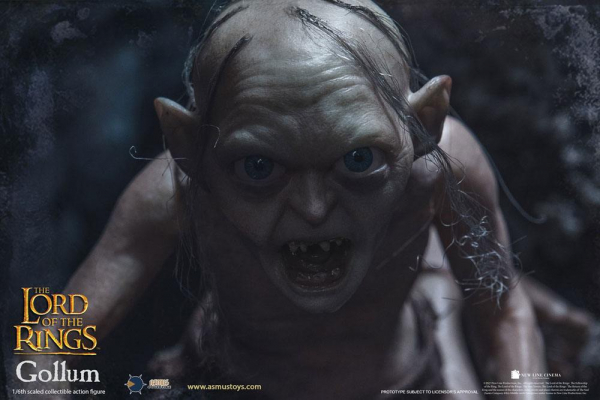 Gollum Action Figure 1/6, The Lord of the Rings, 19 cm