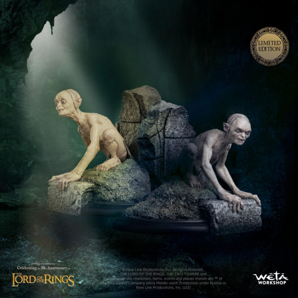 Gollum & Sméagol in Ithilien Statuen, Der Herr der Ringe, 11 cm