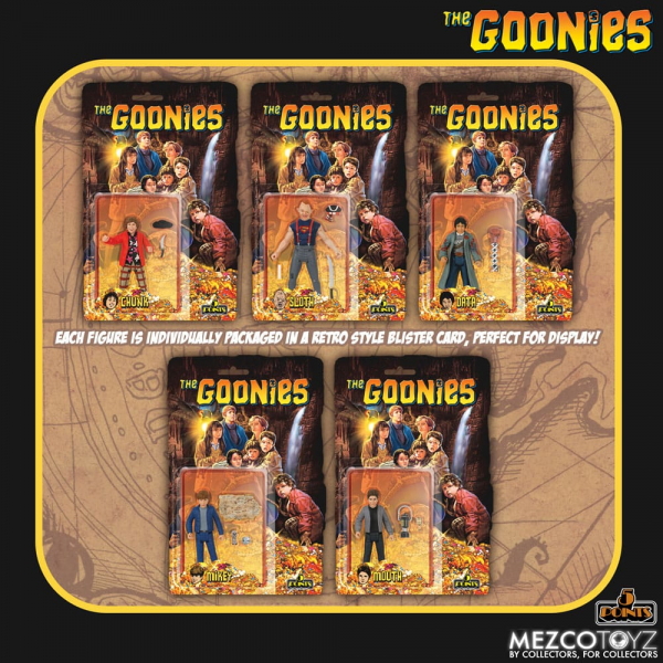 Die Goonies Actionfiguren-Set 5 Points, 10 cm