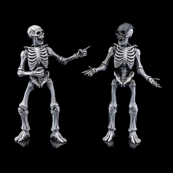 Graveyard Skeletons Actionfiguren-Viererpack, 17 cm