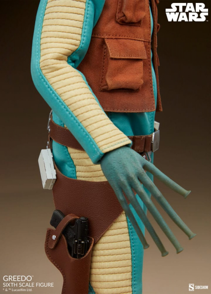 Greedo Action Figure 1/6 Sideshow Scum & Villainy, Star Wars: Episode IV, 30 cm