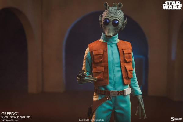 Greedo Actionfigur 1:6 Sideshow Scum & Villainy, Star Wars: Episode IV, 30 cm