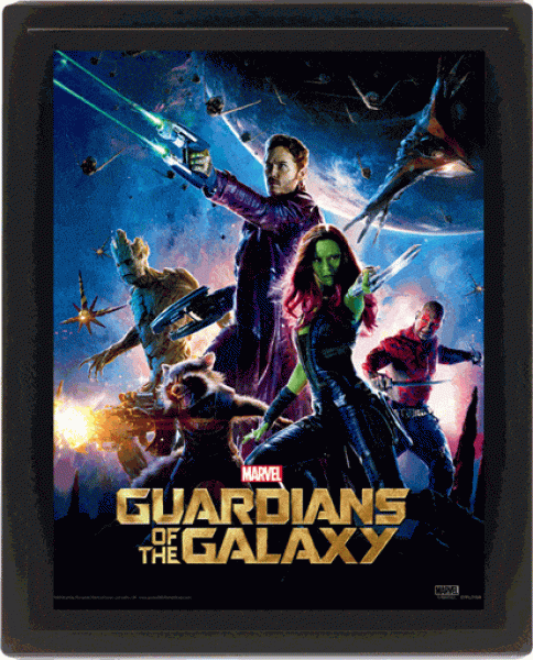 GOTG 3D Effect Poster