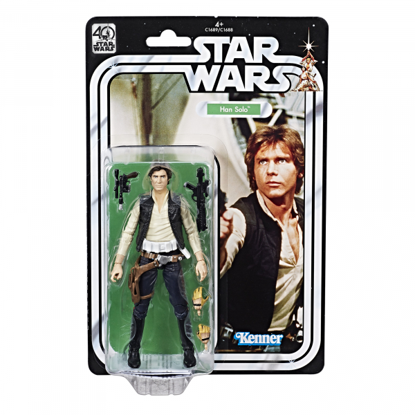 Han Solo Action Figure Black Series 40th Anniversary, Star Wars ...