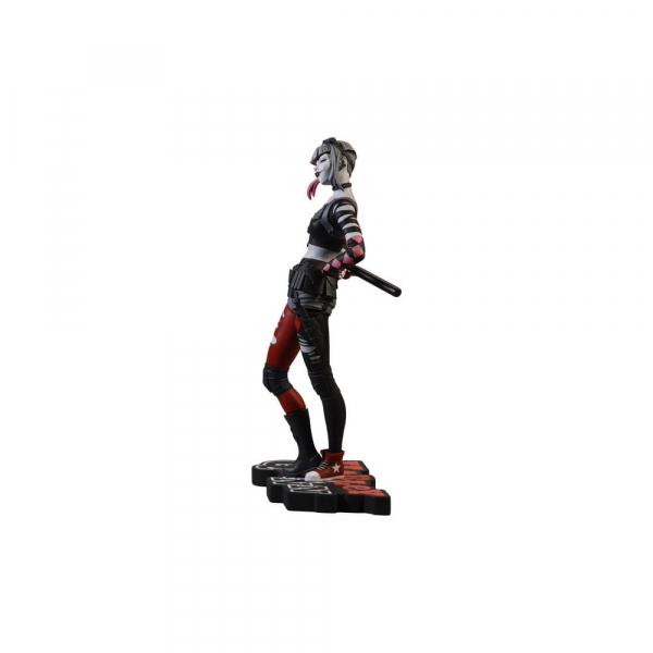 Harley Quinn Statue Red, White & Black by Simone Di Meo, DC Comics, 19 cm