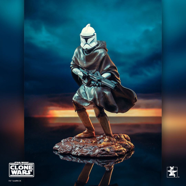 Hawkbat Battalion Clone Trooper Statue 1/7 Premier Guild Exclusive, Star Wars: The Clone Wars, 25 cm