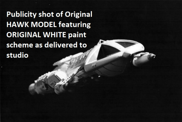 MK IX Hawk Warship Modell Wargames Special Edition, Mondbasis Alpha 1, 21 cm