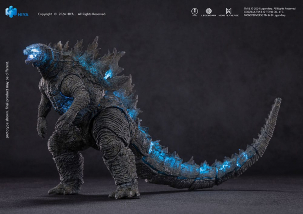 Heat Ray Godzilla Action Figure Exquisite Basic+, Godzilla vs. Kong, 18 cm