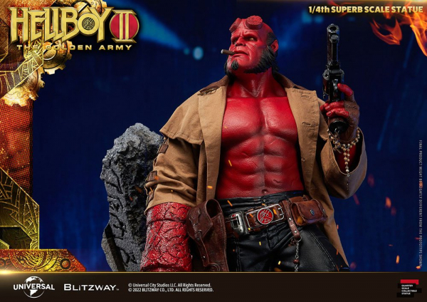 Hellboy Statue 1:4 Superb Scale, Hellboy - Die goldene Armee, 70 cm
