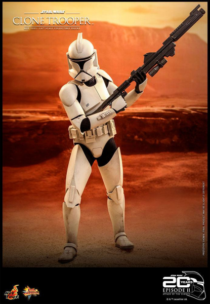 Clone Trooper Action Figure 1/6 Movie Masterpiece Series, Star Wars: Episode II, 30 cm