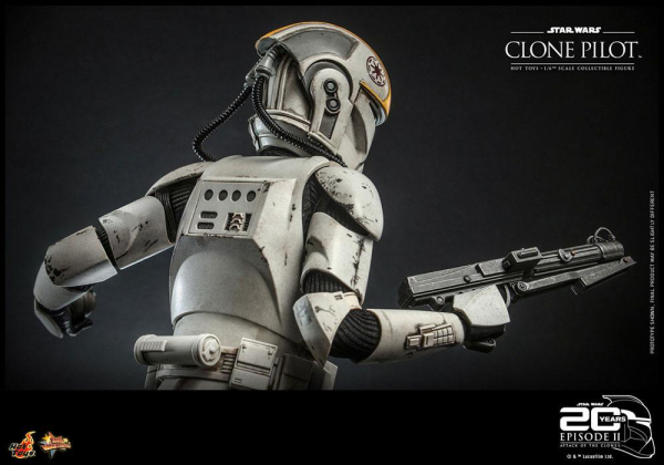 Clone Pilot Actionfigur 1:6 Movie Masterpiece Series, Star Wars: Episode II, 30 cm